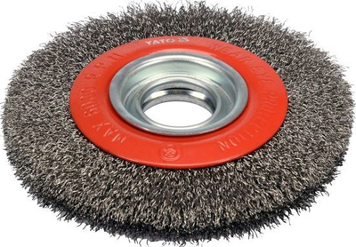 Disk për gërryese YATO YT-47554, Ø 150 mm, bosht ø 32 mm, drut INOX, i argjendtë