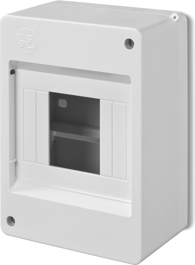 Kuti modulare Elektro-Plast EP-nt 1/4 MINI S-4 EP-LUX, 4 module, montim përjashta murit, IP30, e bardhë
