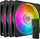 Set ventilatorësh Cooler Master Mobius 120P ARGB, 120mm, 3 copë, shumëngjyrëshe
