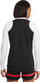 Bluzë sportive Nike Dri Fit Academy 21 W, me zinxhir 1/4, për goca, e bardhë me të zezë