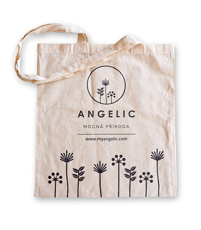 Çantë për pazar Angelic, bezhë/zezë