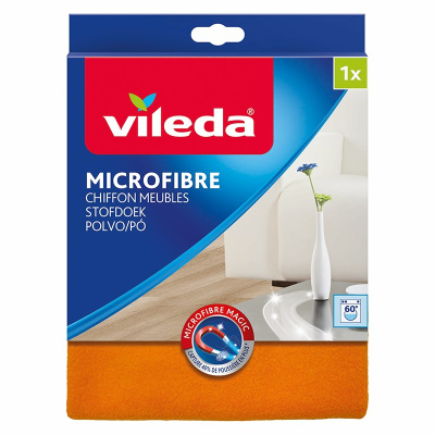 Leckë mikrofibre Vileda Dust, për pluhur, portokalli