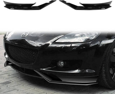Lip parakolpi Mazda RX-8, përpara, ABS, i zi me shkëlqim