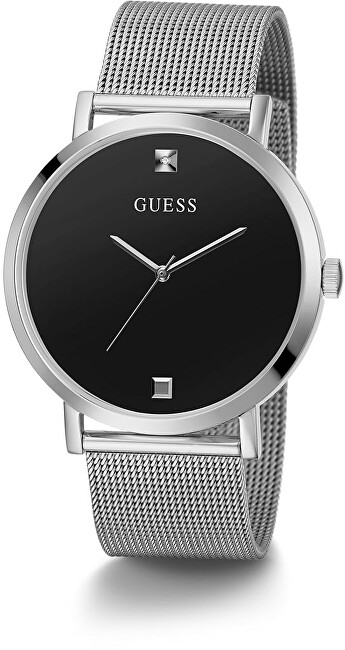 Orë dore për meshkuj Guess, e argjendtë