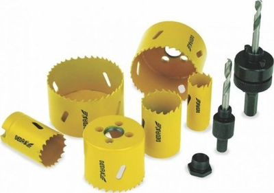 Set sharra rrethore bi metal Dedra, 9 copa, për hekur edhe dru, të verdha