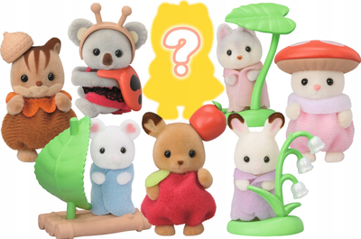 Lodër figurine Sylvanian Families Baby Forest Costume Series, blind bag, 1 figurë, shumëngjyrëshe