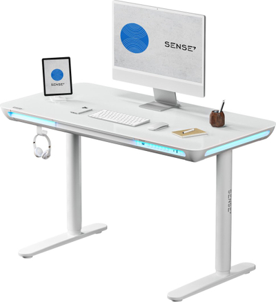 Tavolinë SENSE7 NOMO, 120 cm x 60 cm, e bardhë