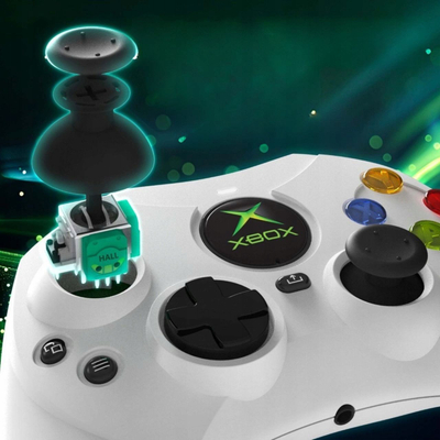 Контролер Xbox Hyperkin DuchesS, со кабел USB C, бел