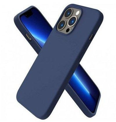 Mbulesë silikoni Mocco për Xiaomi 12 5G, super e hollë 0.3 mm, mat, blu e errët