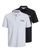 Maicë polo Jack&Jones JJEJOSH Standard Fit, 2 copë, e zezë/hirtë