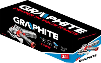 Makinë gërryese Graphite 59G063, 750 W, e argjendtë