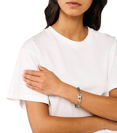 Byzylyk dore Diesel DX1540040, unisex, i argjendtë