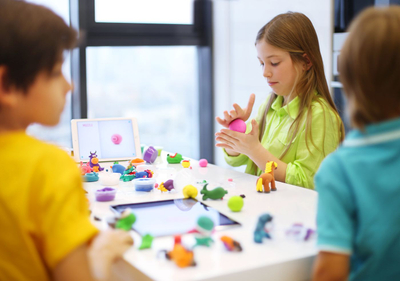 Set plasteline Hey Clay TM Toys Lopë, 5 kanaçe, shumëngjyrëshe