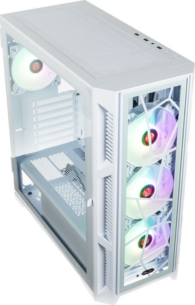 Kasë Raijintek Ponos Ultra, e bardhë, Midi Tower
