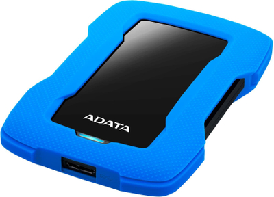 Disk i jashtëm ADATA HD330, 1TB, USB 3.1, zi blu
