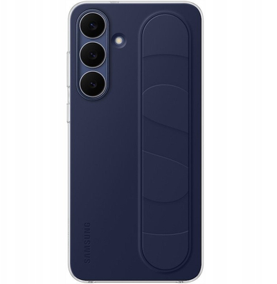 Mbulesë telefoni Samsung Standing Grip Case për Galaxy S25 FE, me kllapë për me e mbajt në këmbë, Mystic Blue