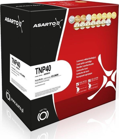 Toner Asarto për Konica Minolta TNP40 A6WN01H, 20000 faqe, i zi