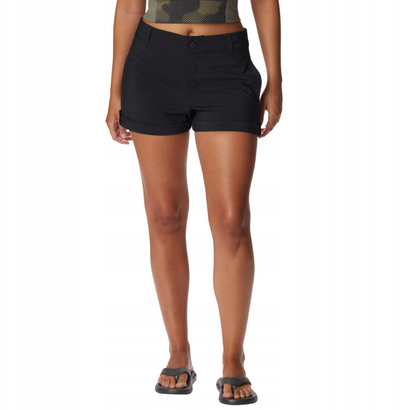 Shorc Columbia Silver Ridge Utility W, poliestër i lehtë, trekking, të zeza