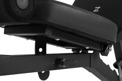 Stol fitnesi me mbajtëse Zipro Superset, 270kg, 164 x 56 x 116cm, i zi