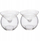 Set gotash koktejli 4P Ball, 4 copë, xham, transparent