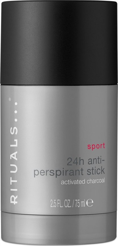 Deodorant shkop Rituals Homme Sport, 24 orë anti-djersë, 75 ml, gri