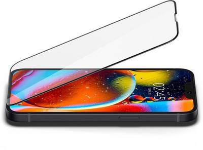 Spigen заштитно стакло tR Slim HD за Apple iPhone 13 mini, црно