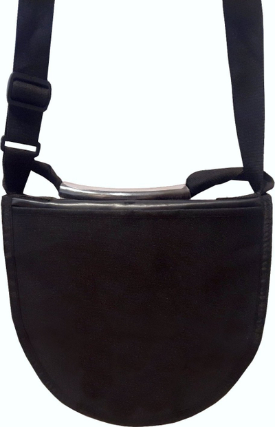 Çantë peshe Double Weight Bag, për porta portative, dy dhoma, e zezë