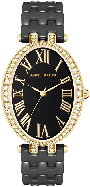Orë dore Anne Klein Party Animal Oval AK/3900BKGB