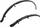 Set baltërobrani OXC Fender, 28", 41 mm, i zi