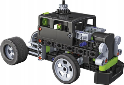 Set ndërtimi Clementoni Mechanics Laboratory Hot Rod and Race Truck, 2 në 1, edukativ, shumëngjyrësh