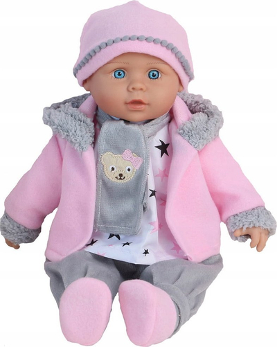 Kukull interaktive Smily Play Julka, 32 cm, dygjuhëshe, shumëngjyrëshe