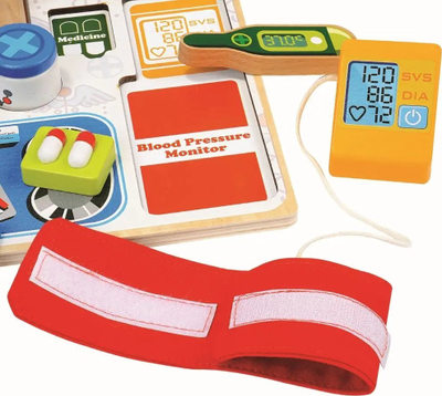 Puzzle druri 3D Bino Doctor, 29.5 x 29.5 cm, set mjeku, shumëngjyrësh