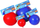 Top lodër për qen Boomer Ball XL, 25 cm, plastikë e fortë, i kuq