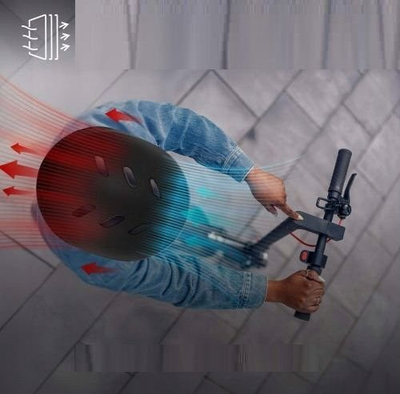 Helmet biçiklete TnB UMHELMV2S, urban 52-55 cm, i zi