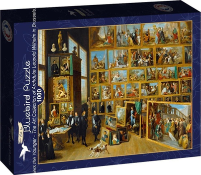Puzzle Bluebird Art Collection of Archduke Leopold, 1000 pjesë, shumëngjyrësh