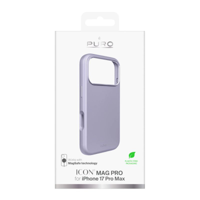 Mbulesë telefoni Puro ICON MAG PRO për iPhone 17 Pro Max, prej TPU-je, rozë