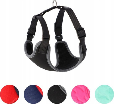 Shtrëngues qeni Dingo No Pressure Harness M, pa presion te qafa, rozë