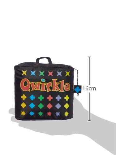 Lojë tavoline Qwirkle Travel, strategji, me tulla me ngjyra, për udhëtime