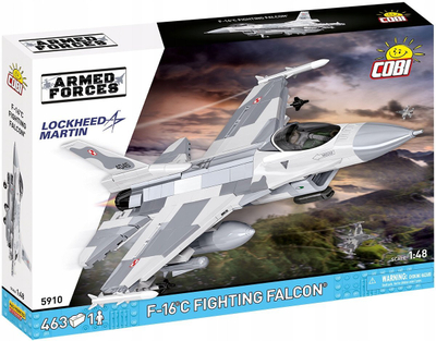 Set ndërtimi COBI Armed Forces SU-57 Felon dhe F-16C, aeroplanë luftarakë, shumëngjyrësh