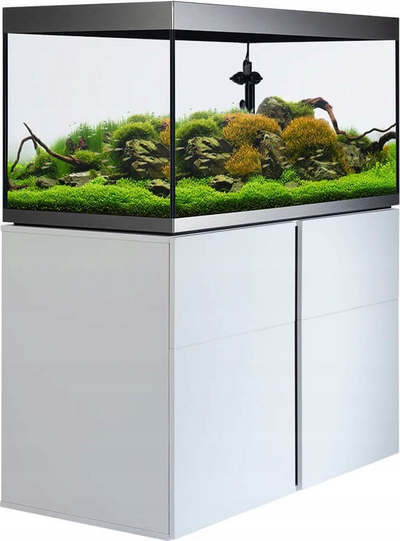 Akuarium set Fluval Siena, 332L, me dollap, i bardhë