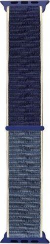 Rrip ore inteligjente RhinoTech Magic Tape për Apple Watch 42 44 45 49mm, najlon, mbyllje me ngjitëse, blu e çelët