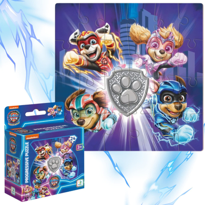 Puzzle Paw Patrol Mighty Heroes, 24 pjesë, shumëngjyrësh