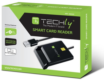Lexues karte Techly I-CARD CAM-USB2TY2, USB 2.0, smart card, i zi
