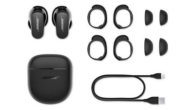 Kufje pa kabllo BOSE QuietComfort II, true wireless, të zeza