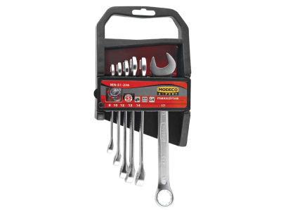 Set çelësash të kombinuar Modeco MAXXDRIVE MN-51-236, 8-17mm, 6 copë