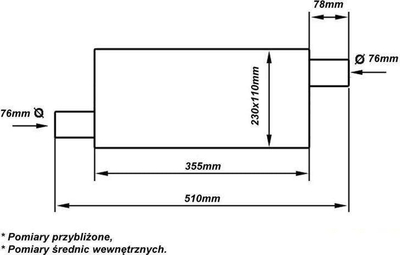 Marmitë qendrore TurboWorks LT, 76mm, çelik inox 304SS, argjend