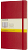 Fletore Moleskine Classic Squared, 13x21 cm, me vija katrorë, e kuqe