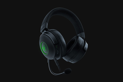 Гејминг слушалки Razer Kraken V3 HyperSense, 7.1, со микрофон, црни