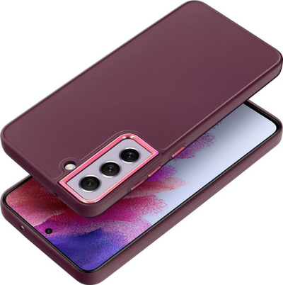 Kuti telefoni OEM për Samsung Galaxy S21 FE, TPU e butë, kornizë e fortë te kamera, vjollcë
