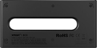 Karikues baterish Xtar BC8, 8 vende, Li Ion dhe NiMH, i zi